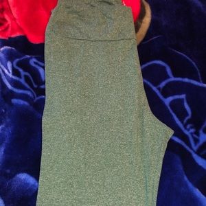 Os heathered Green Lularoe Leggings
